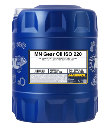 Ulei CLP ISO 220 transmisie industriala Mannol 20L