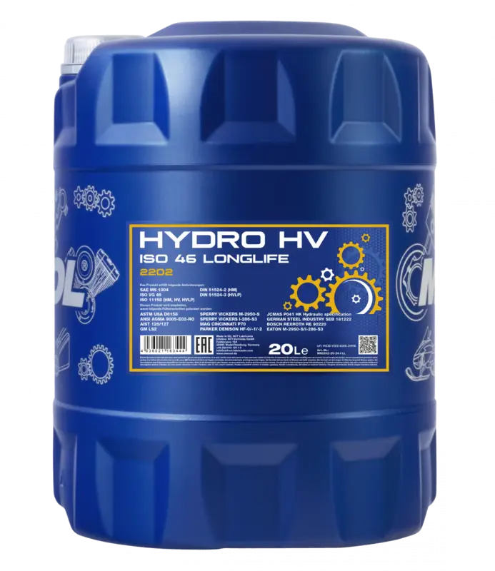 Ulei hidraulic HVLP ISO 46 Mannol Hydro HV Longlife 20L
