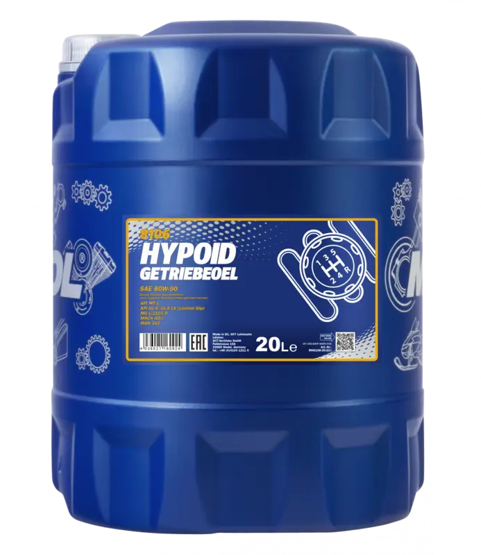 Ulei Hypoid LS 80W-90 GL-4/GL-5 Mannol 20L