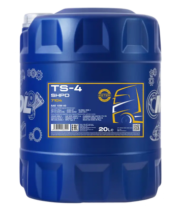 Ulei motor 15W40 Mannol TS-4 SHPD API CI-4 Plus 45.000 km 20L