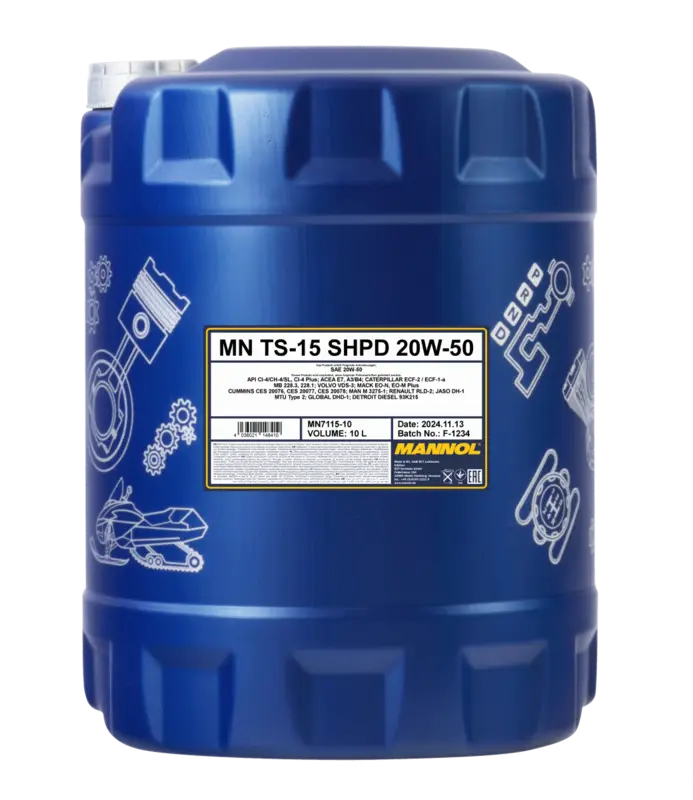 Ulei motor 20W50 Mannol TS-15 SHPD 10L