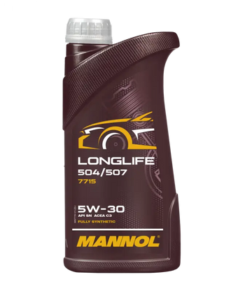 Ulei motor aprobat VW 5W30 Mannol 504/507 Longlife 1L