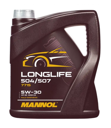 Ulei motor aprobat VW 5W30 Mannol 504/507 Longlife 4L