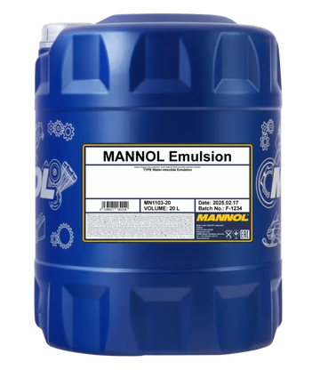 Ulei prelucrare metale emulsie de racire Mannol Emulsion 20L